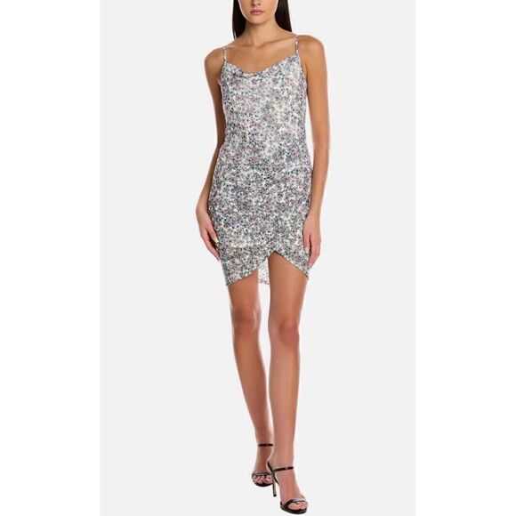 NWT BCBGENERATION Tullip Hem Floral Slip Dress - Picture 1 of 15